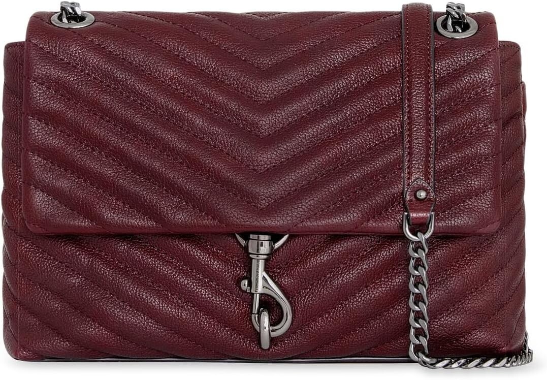 

Сумка Rebecca Minkoff Edie Flap Shoulder, цвет Garnet