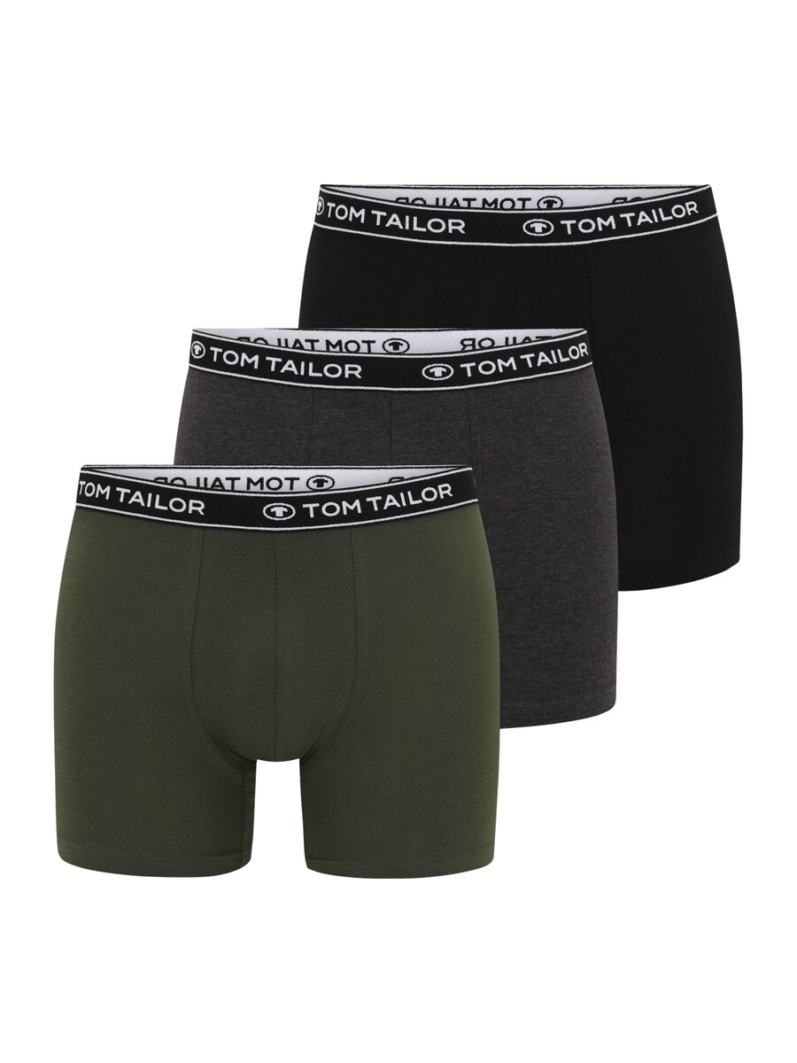

Боксерские шорты TOM TAILOR, цвет Light grey/mottled grey/Olive/Black