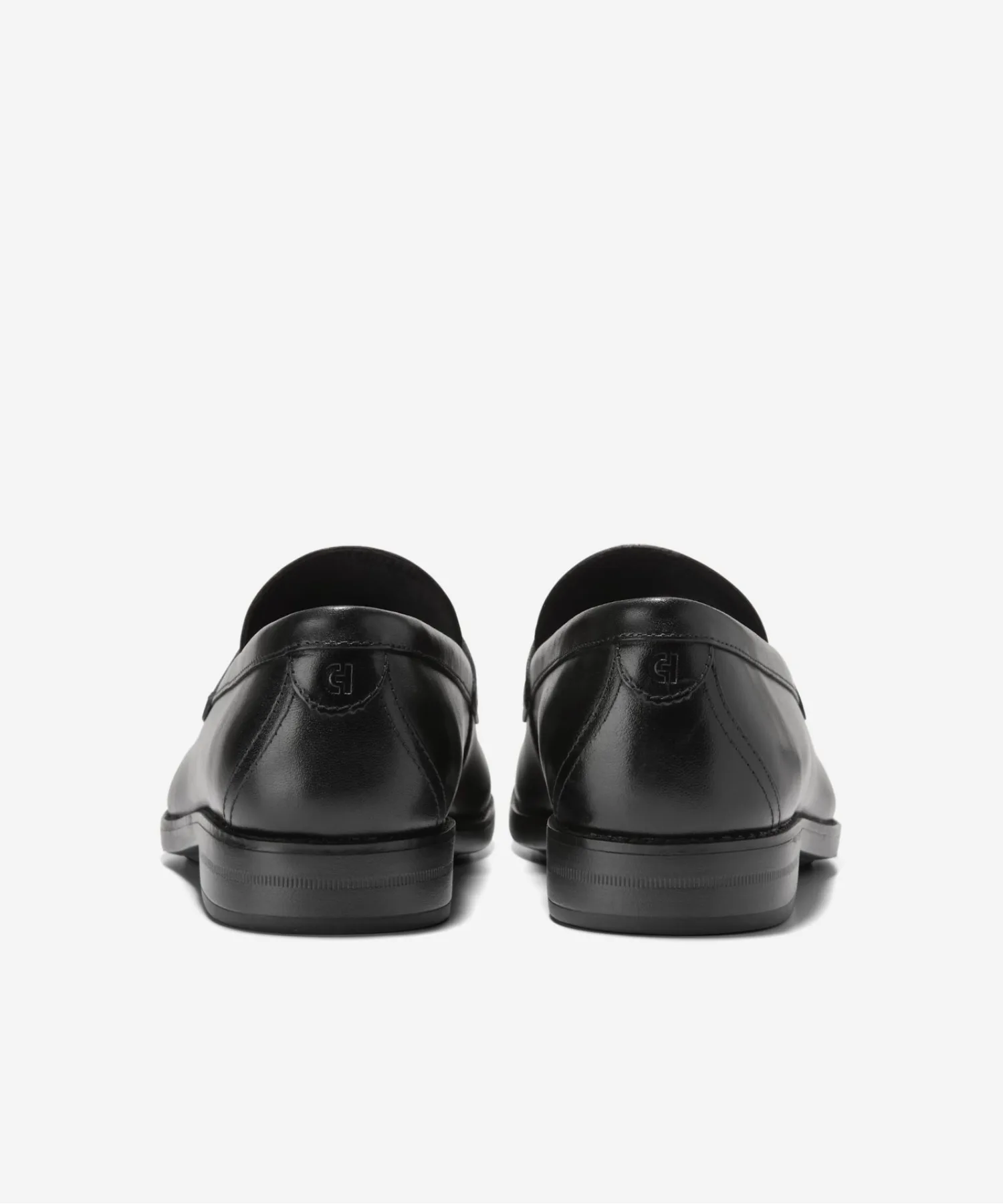 Мужские лоферы из натуральной кожи Penny Loafers COLE HAAN черные — фото 4