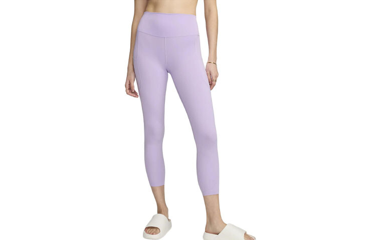 

Леггинсы женские сиреневые цветы Nike