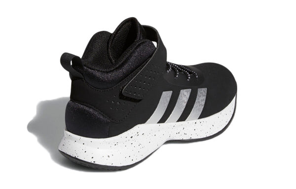 Кроссовки adidas Cross Em Up 5 Wide Slip On 'Core Black Silver Metallic Footwear White', черный — фото 4