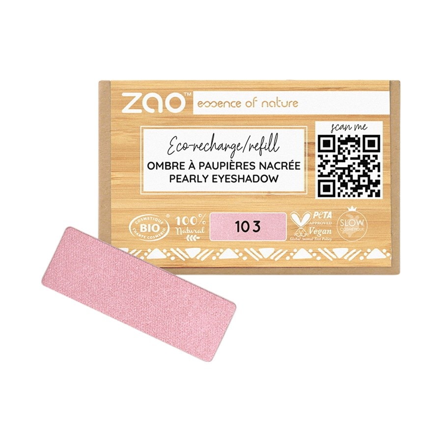 

Тени для век и праймер Zao Pearly Eyeshadow Refill, 103 Old Pink / 1,3 g