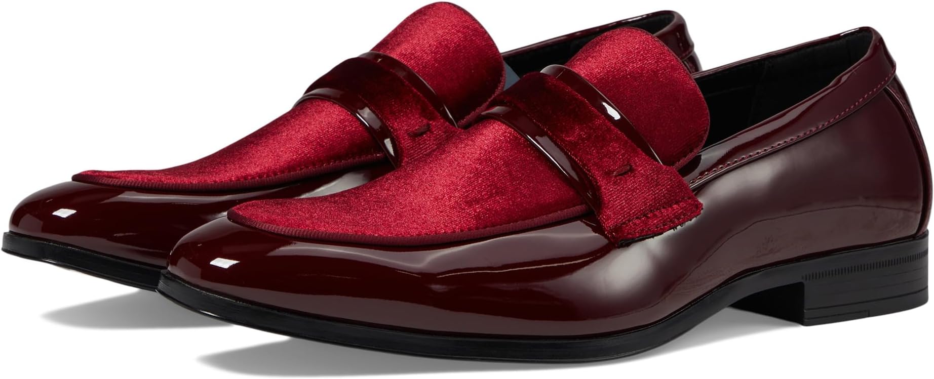 

Оксфорды Stacy Adams Spratley Saddle Slip-On, бордовый