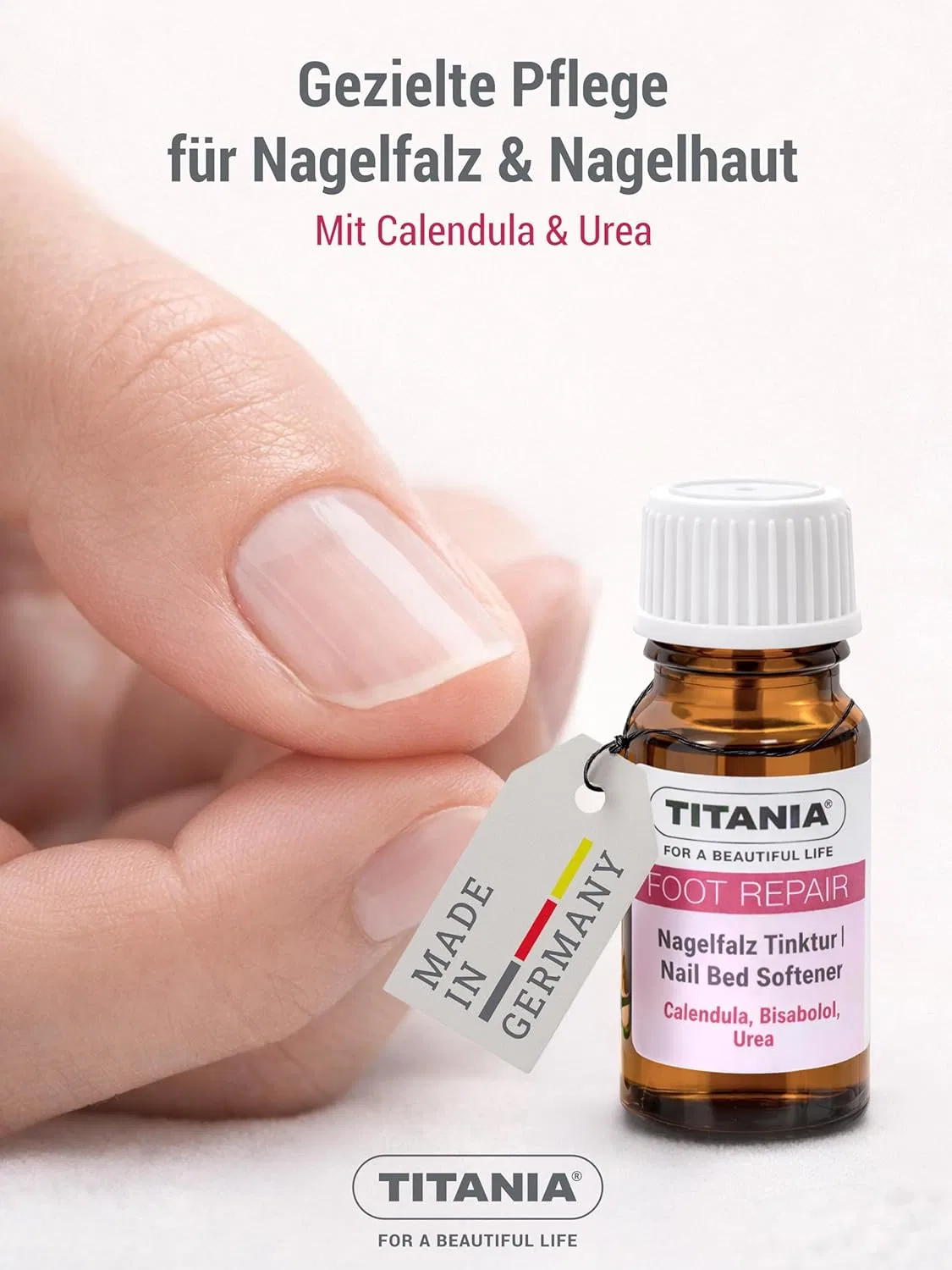 Набор из 2 настоек для ногтей «Nagelfalz Tincture» 10 мл от TITANIA Titania — фото 2