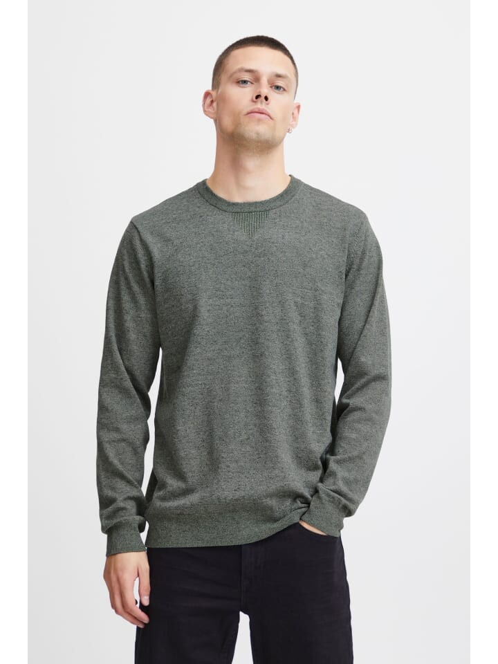 

Толстовка BLEND Sweatshirt BHBruton pullover 20715850 melierter Strickpullover, зеленый