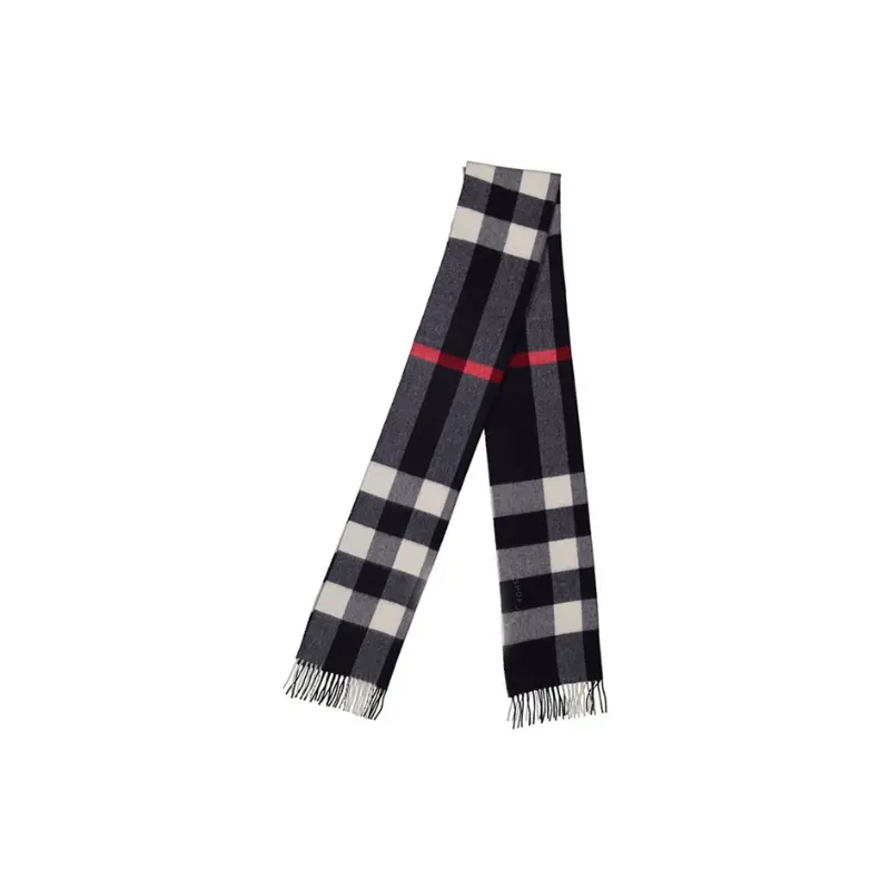 

Шарф мужской Burberry, черный / белый