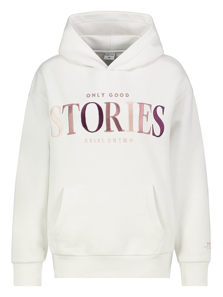 

Толстовка с капюшоном Sublevel, белый