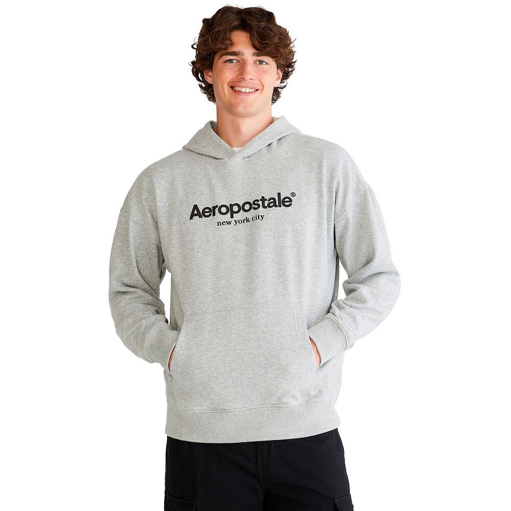 

Мужской пуловер с капюшоном Aeropostale, цвет Light Heather Grey