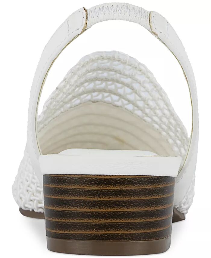 Женские балетки Carolton Woven Slingback Jones New York, белый — фото 3