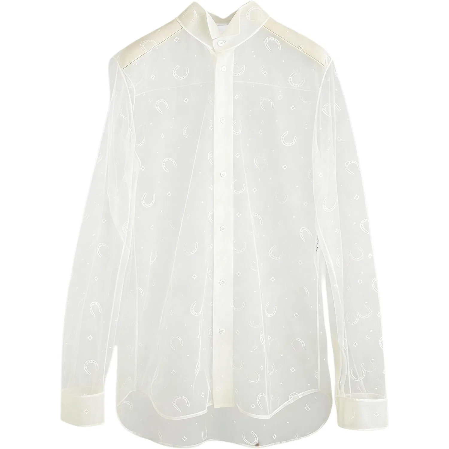 Рубашка женская White, с отложным воротником DIOR