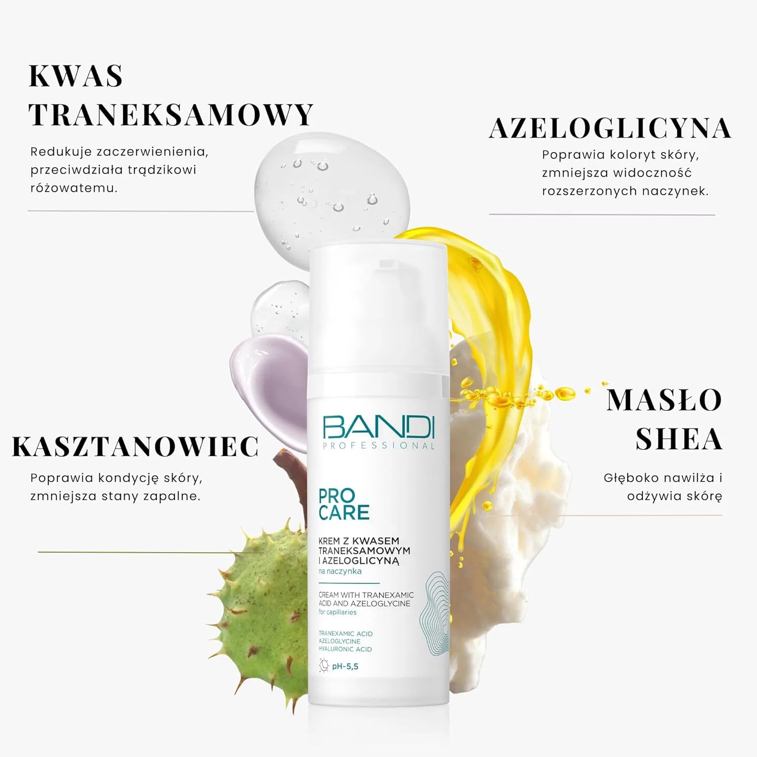 Крем для лица Bandi — Для ухода за кожей «PRO Care Professional» с транексамовой кислотой — фото 4
