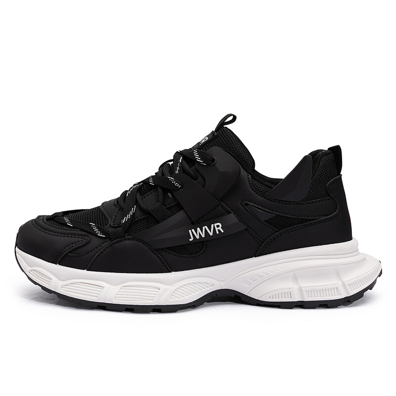 

Кроссовки JWVR Chunky Sneakers Unisex Low-top White, черный