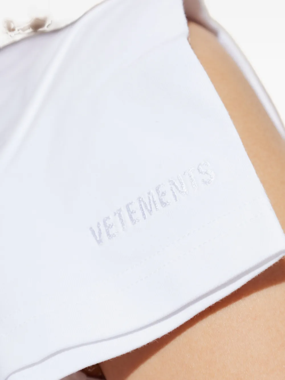 Футболка с круглым вырезом Vetements, белый — фото 4