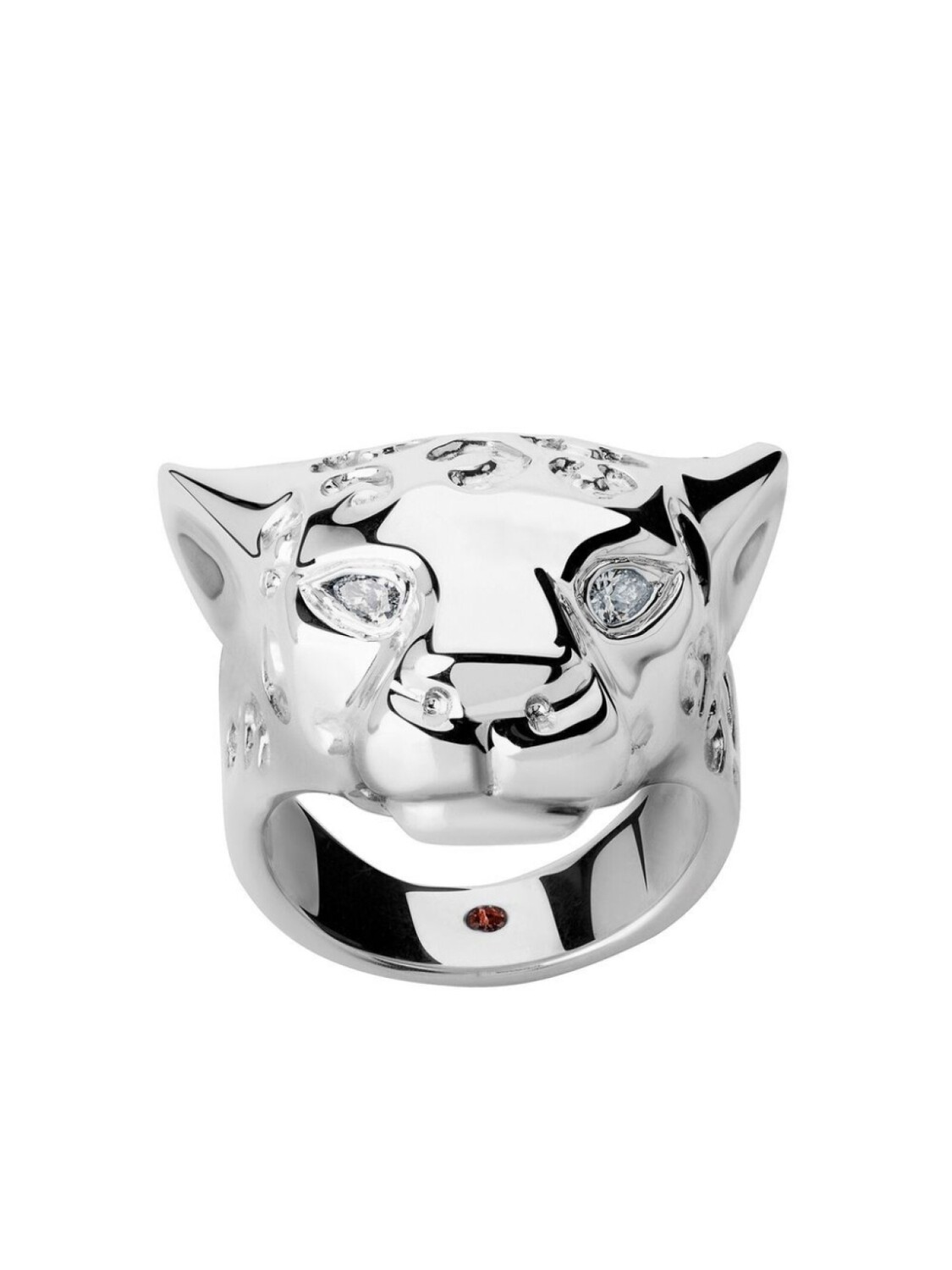 

Серебряное кольцо Jaguar с бриллиантами TANE México 1942, серебряный