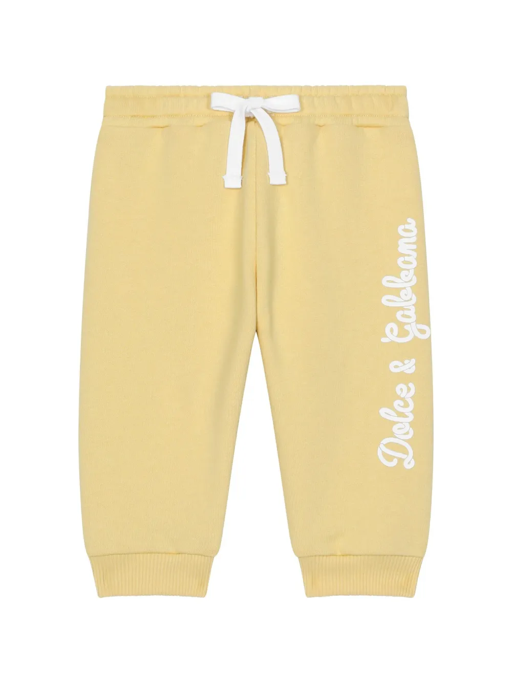 

Спортивные брюки с логотипом Dolce & Gabbana Kids, желтый
