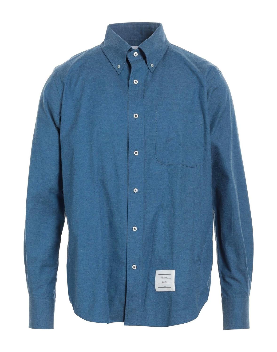 

Рубашка Thom Browne, серо-синий