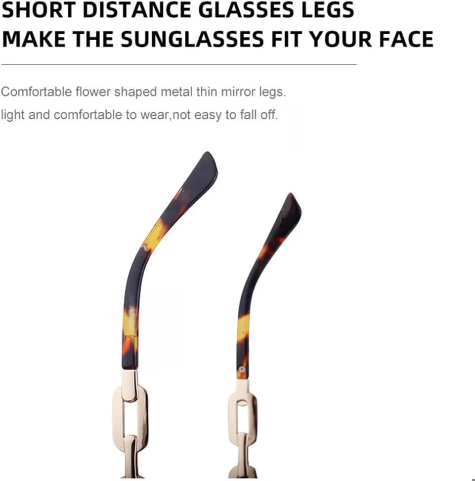 

Модные прямоугольные солнцезащитные очки для женщин, роскошные прямоугольные солнцезащитные очки для женщин, дужки с цепочкой, SUN3854 Generic, C1goldblack