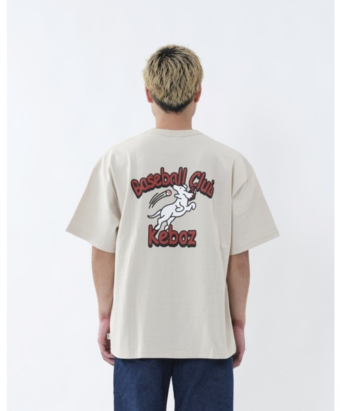

Футболка, крой оверсайз, бренд KEBOZ, цвет кремовый