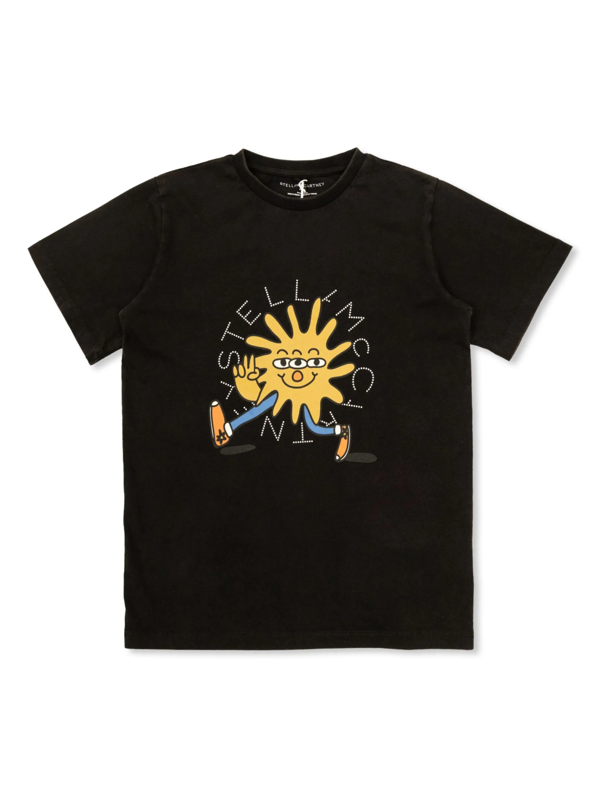 

Футболка с принтом Stella Mccartney Kids, черный