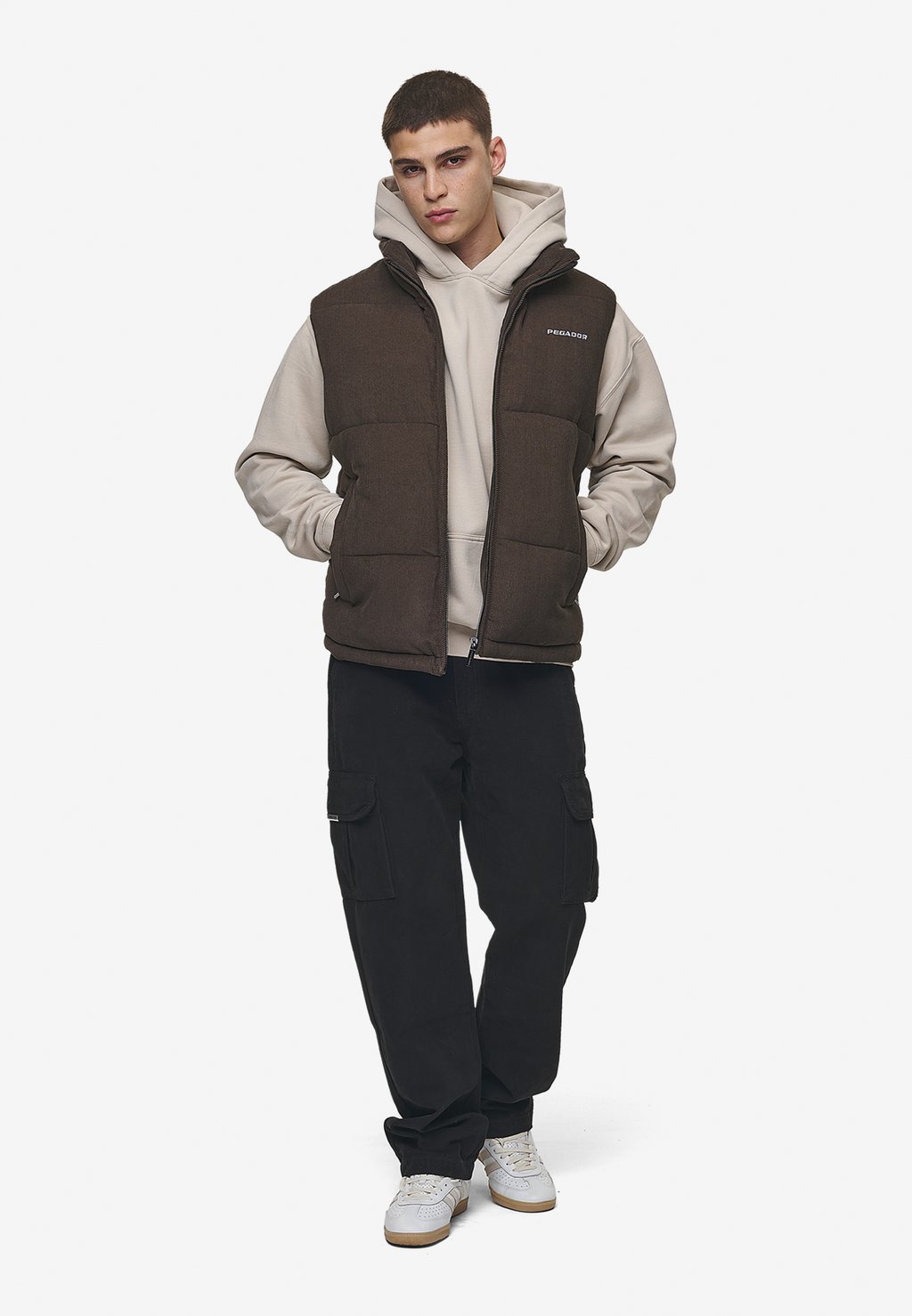 

Жилет BARDON PUFFER VEST Pegador, темно-коричневый