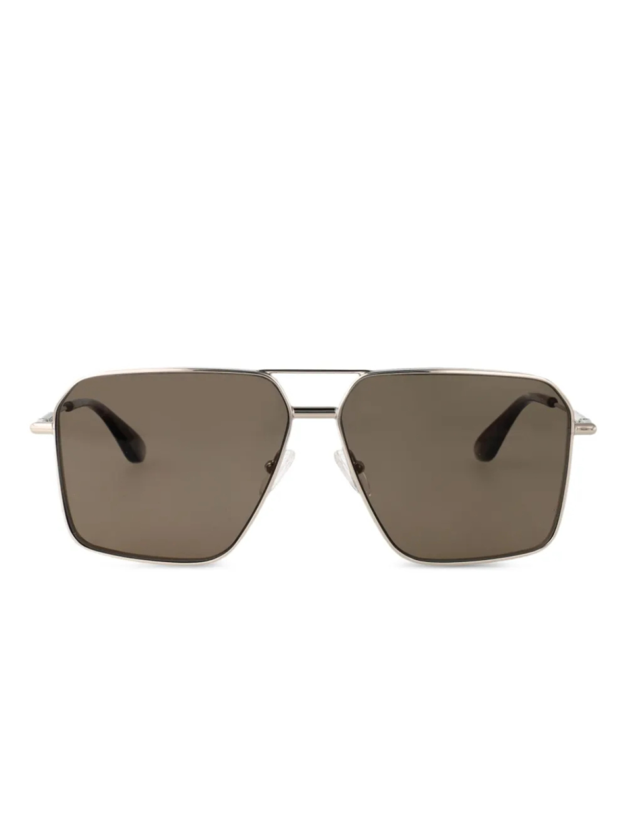 

Alexander McQueen Eyewear pilot-frame солнцезащитные очки, золотой