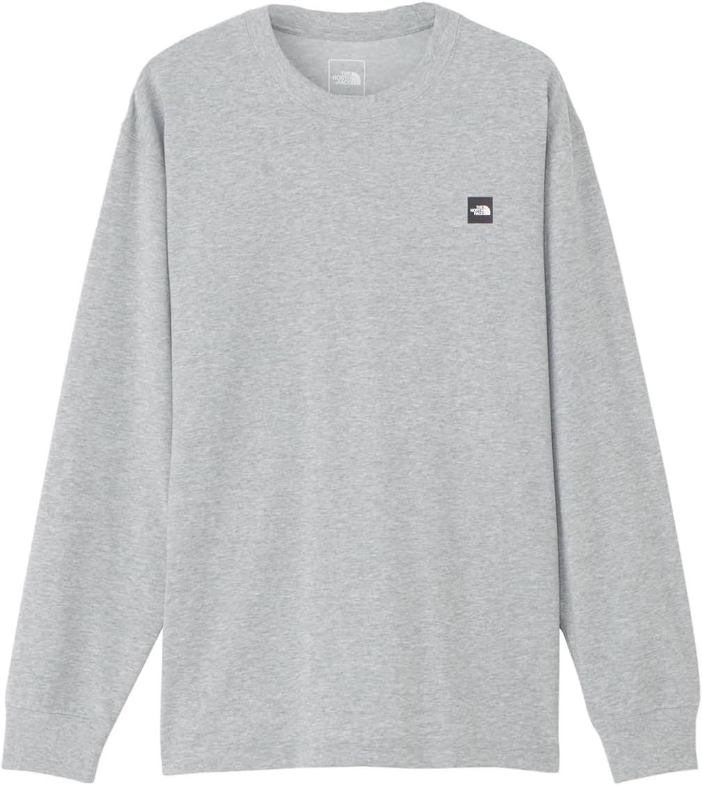 

Мужская футболка с длинным рукавом THE NORTH FACE с небольшим логотипом в квадрате (NT32441), серый