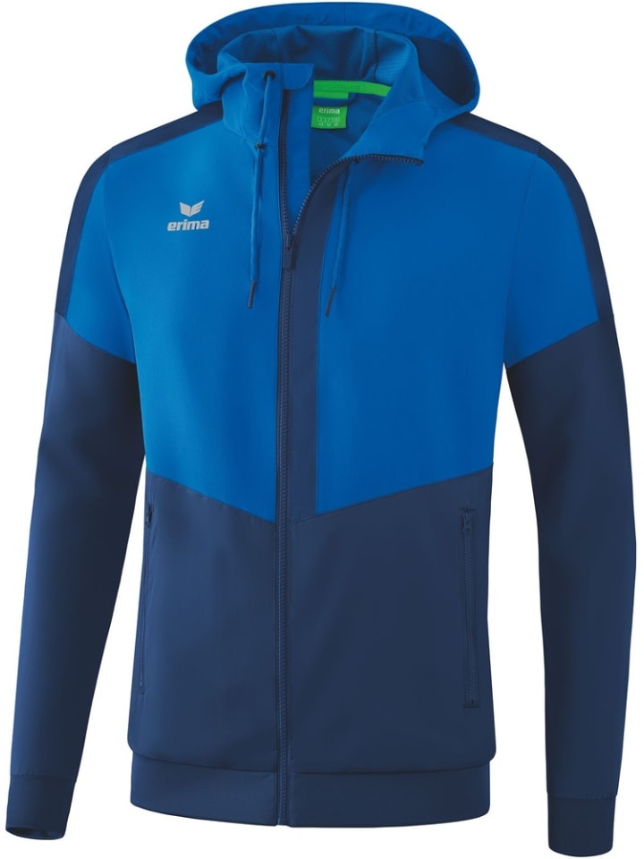 

Спортивная куртка Squad Tracktop Jacke Mit Kapuze erima, синий