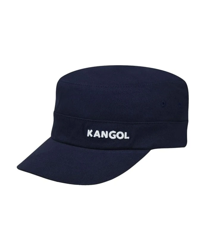 

Темно-Синяя хлопковая армейская кепка со скрытым карманом Kangol, синий