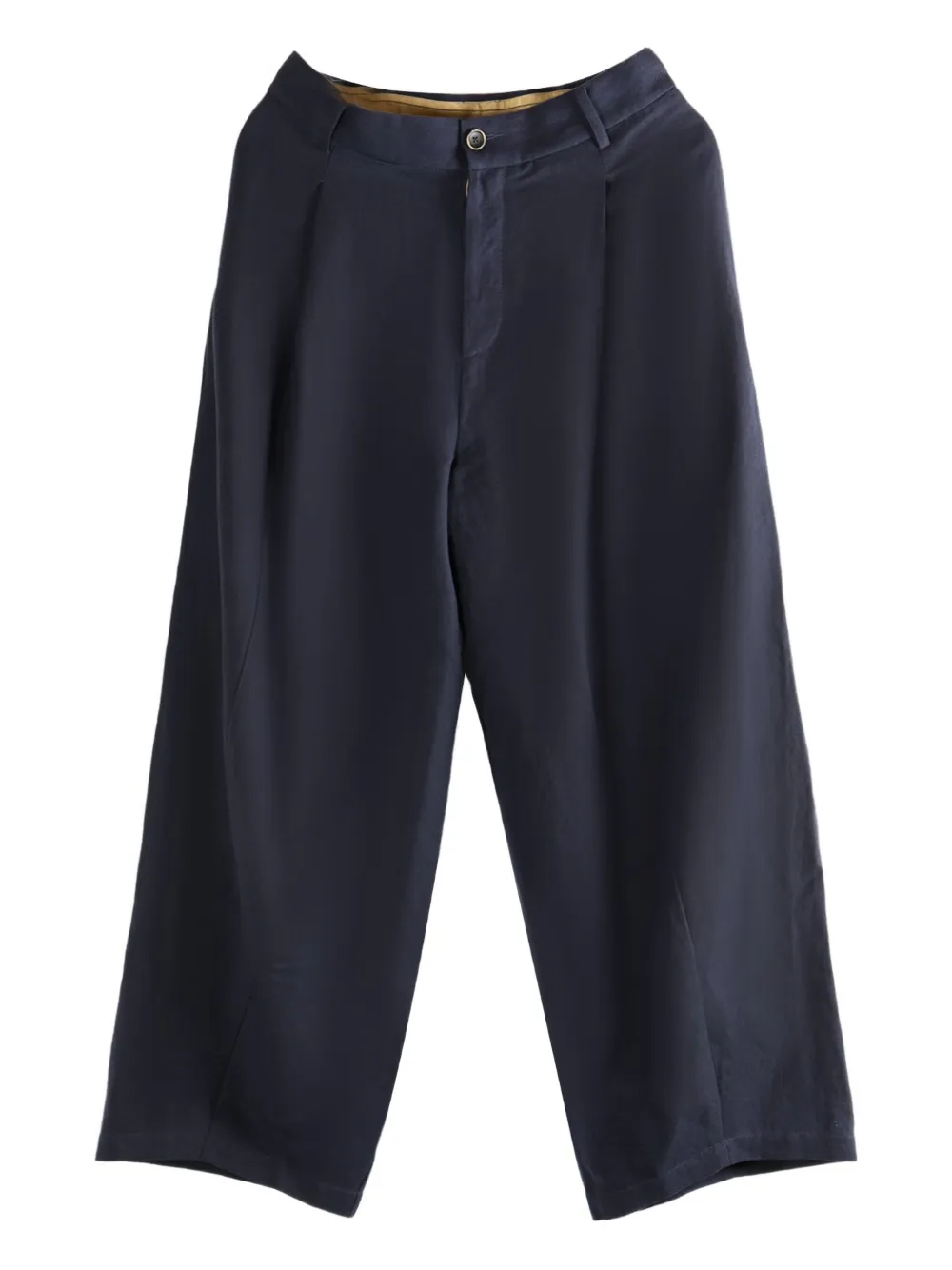 

Брюки со складками спереди Uma Wang, синий