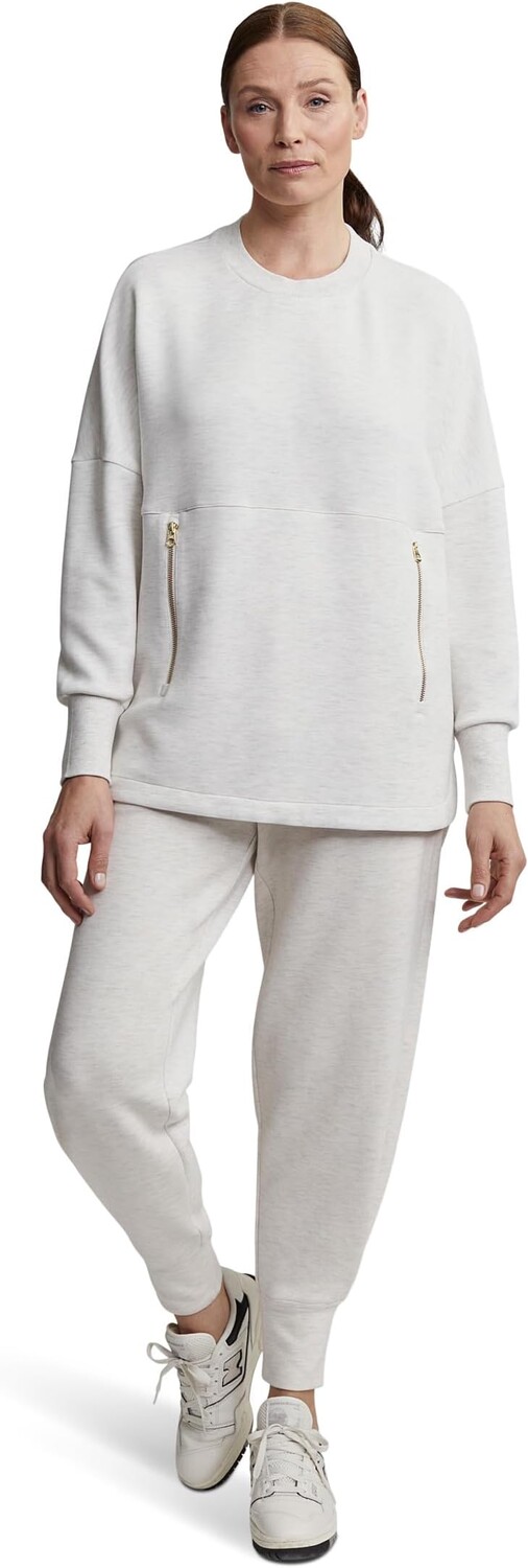 

Толстовка Varley Paige Longline Sweat, цвет Ivory Marl