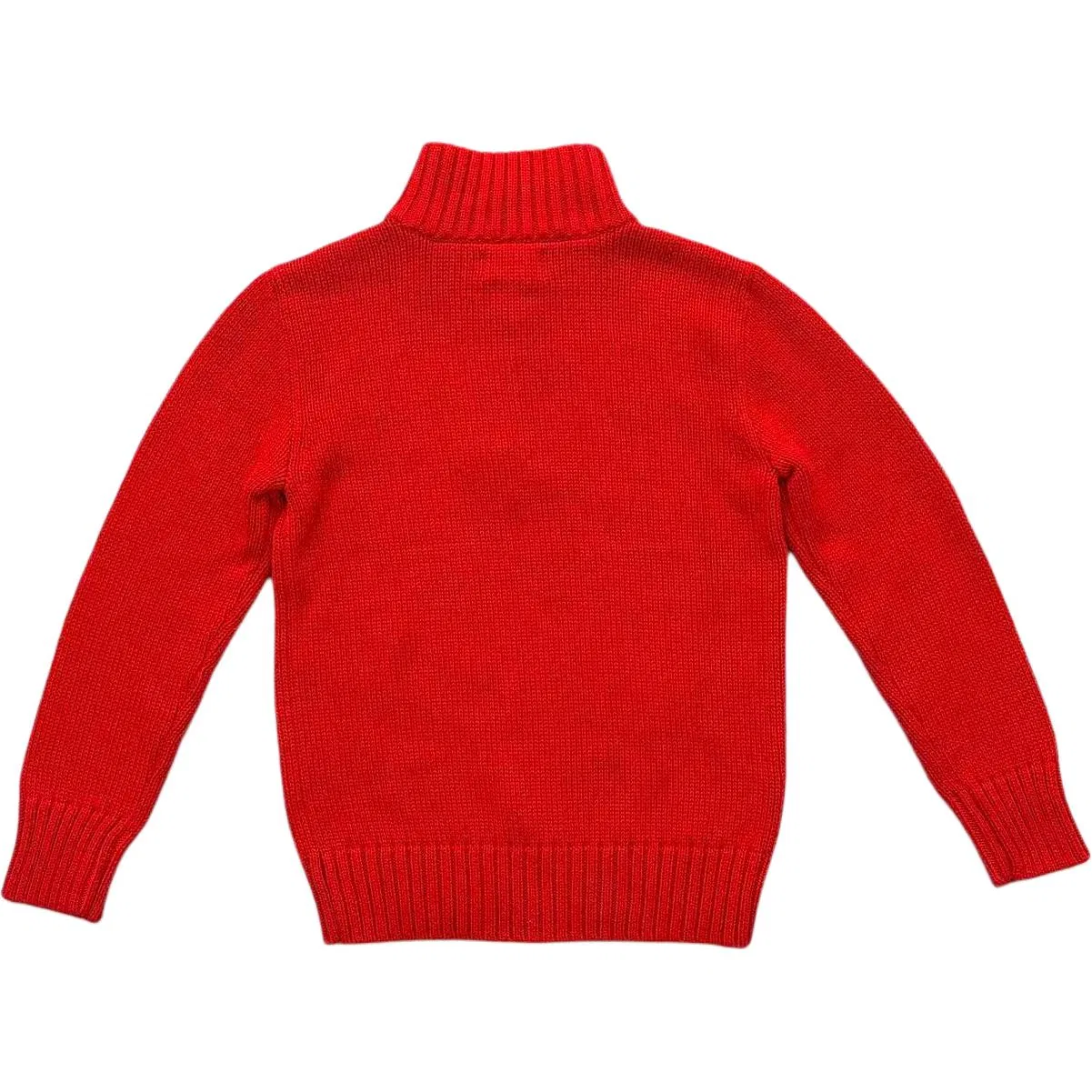 Свитер классический Polo Ralph Lauren детский красный — фото 3