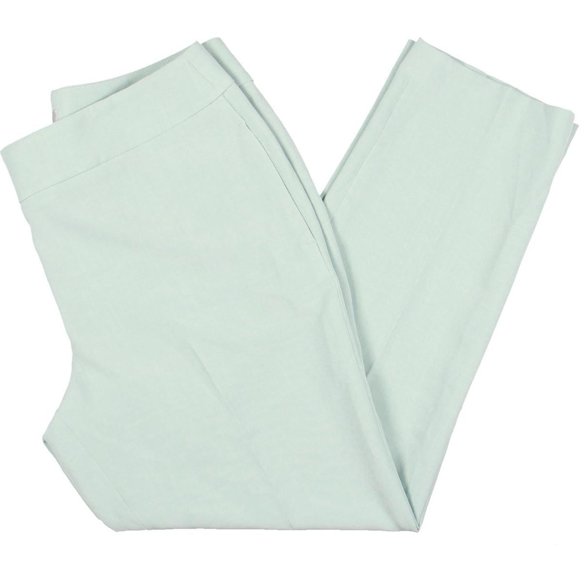 

Женские узкие деловые брюки Petites Straight Leg Kasper, цвет seaglass