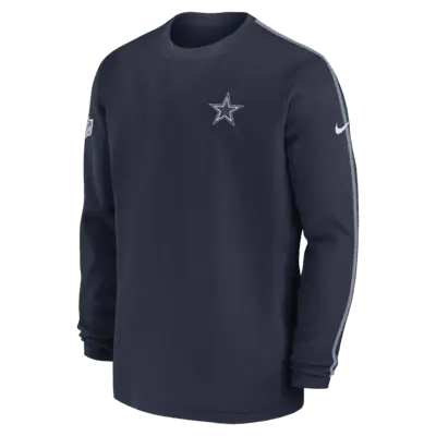 

Топ Nike Dallas Cowboys Sideline Coach Men’s NFL Long-Sleeve Top, темно-синий