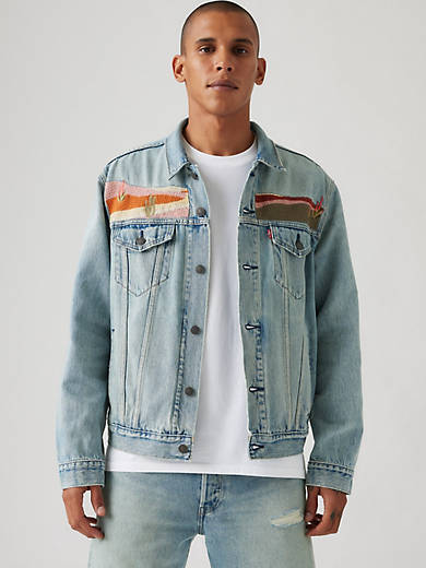 

Джинсовая куртка Levi's, цвет Set The Scene - Medium Wash
