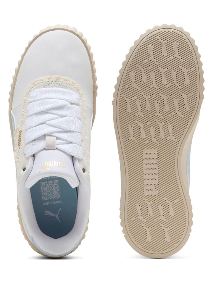 Puma Кроссовки "Carina 3.0 Memoires" кремового/светло-голубого цвета — фото 4