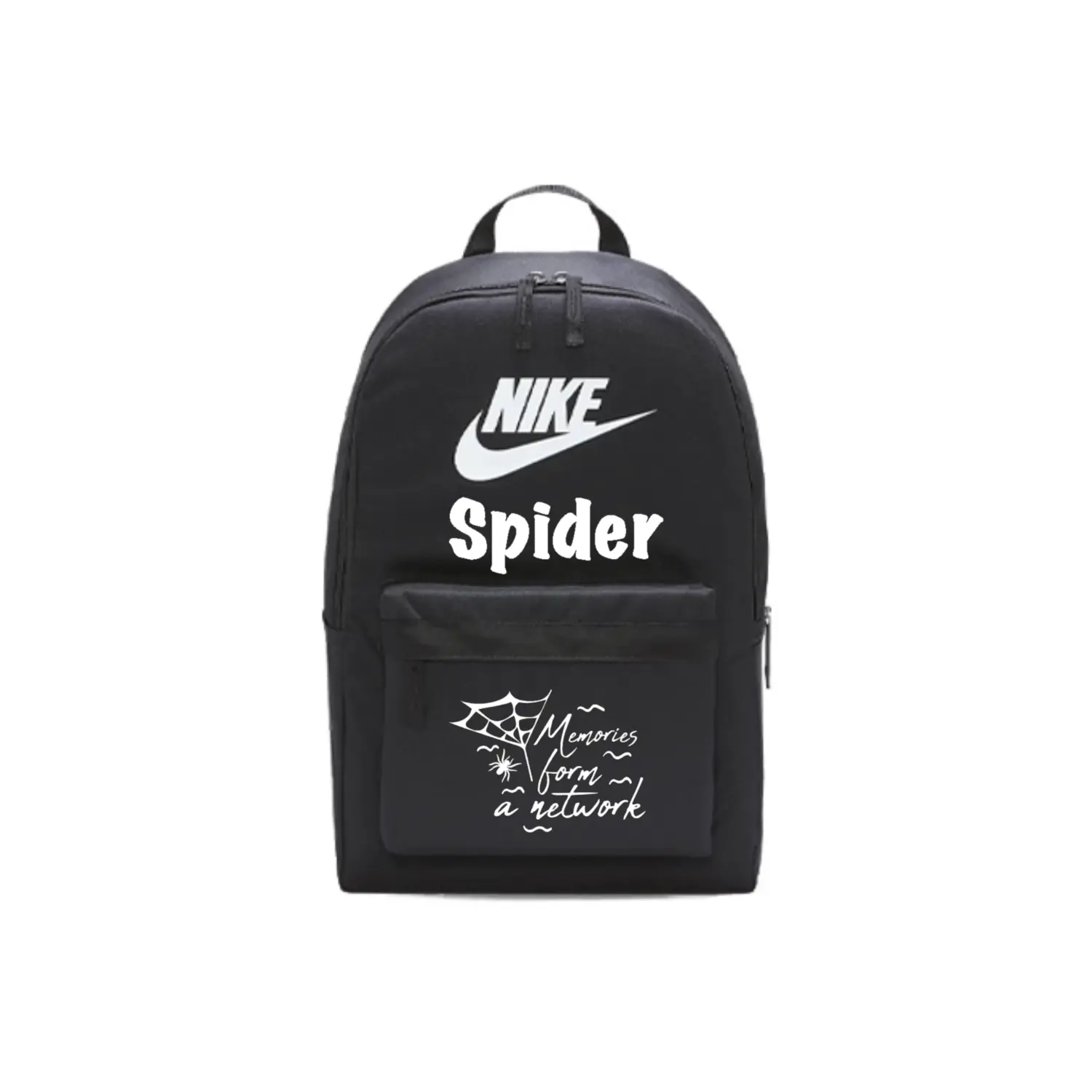 

Nike Тканевый рюкзак Regular Unisex черный, Letter Spider