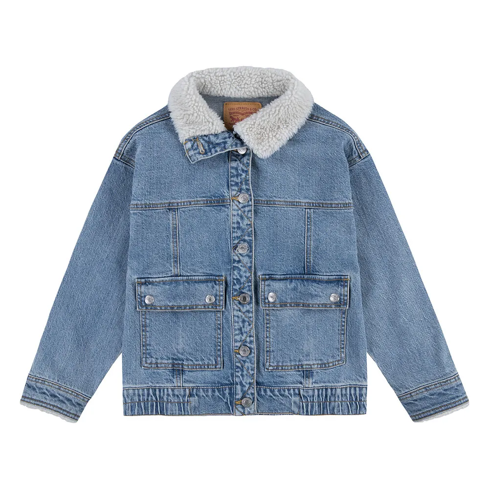 

Куртка Levi's Denim Sherpa, синий