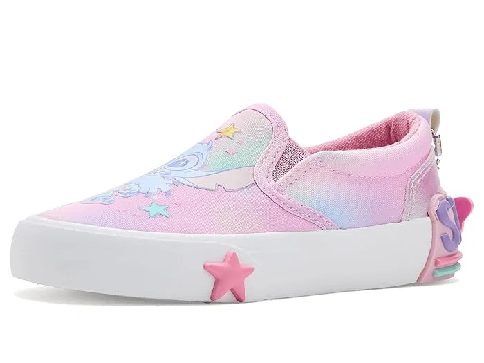 Кроссовки с перламутровым декором Youth Girls Stitch and Angel Ground Up, Aqua Pink