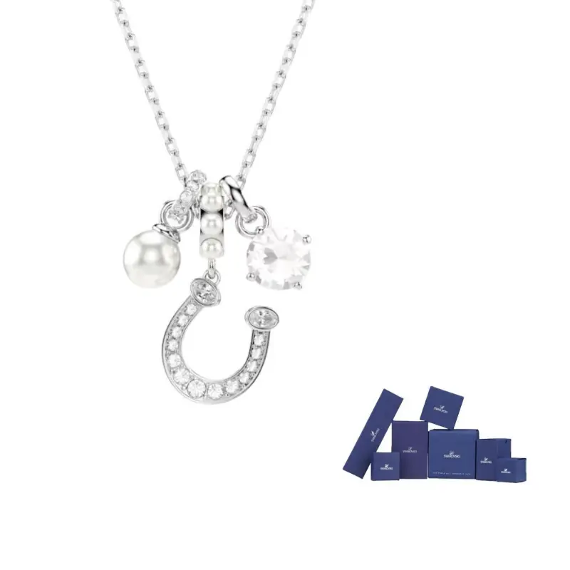 

Swarovski Колье Symbolica из синтетического циркония унисекс белый