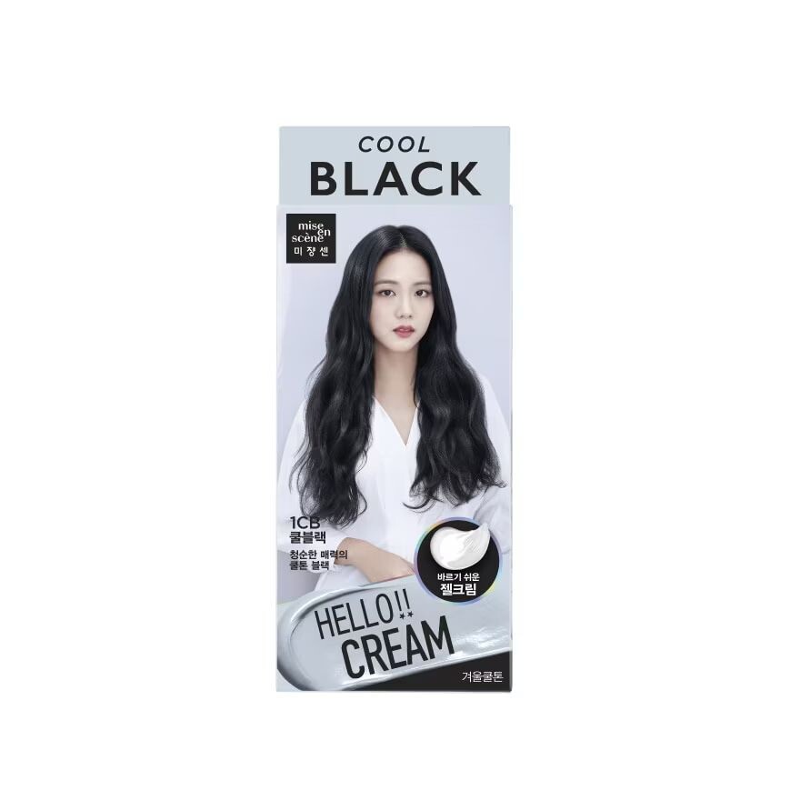 

Miseenscene Мизансцена Hello Cream 1CB Cool Black, Black