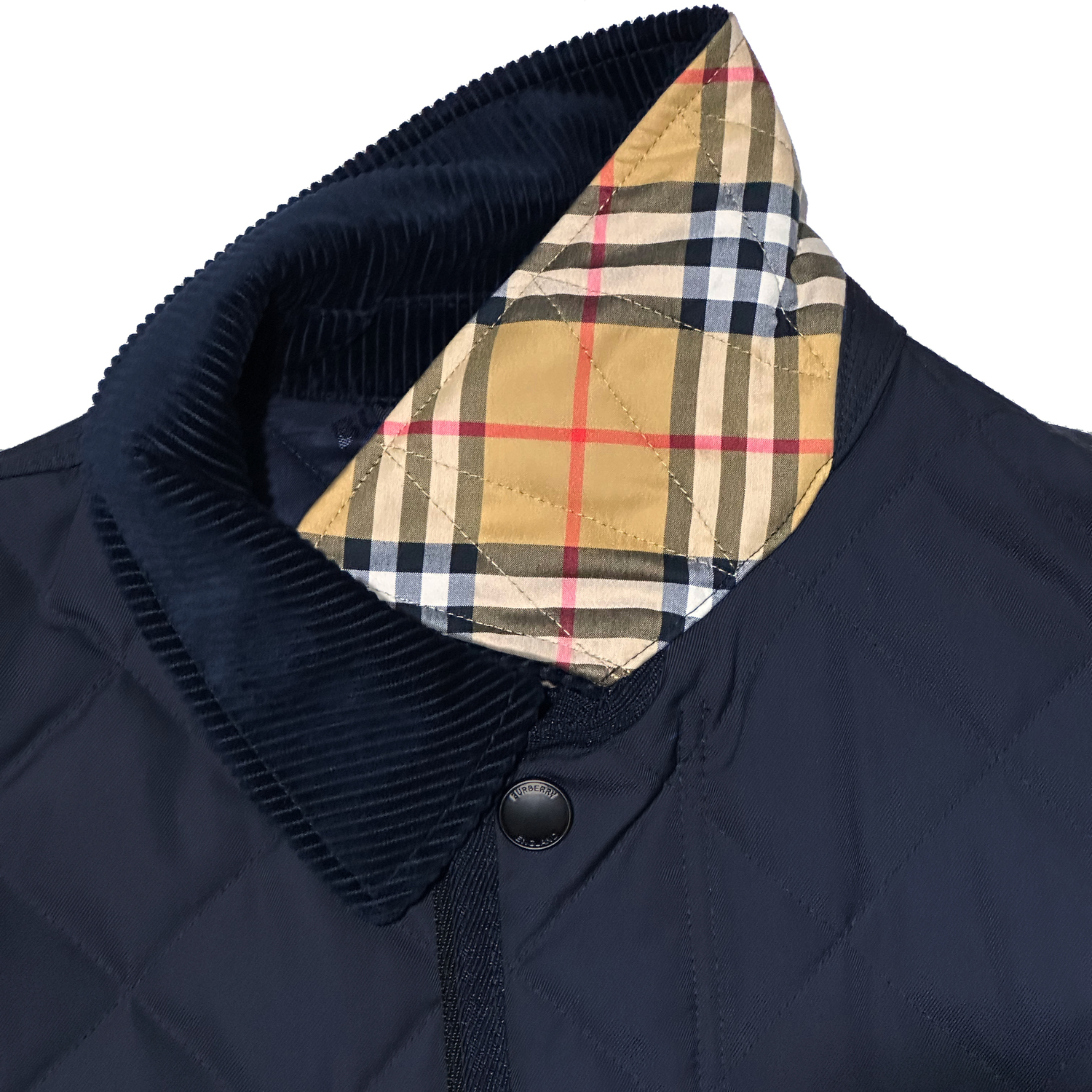 Пуховик Мужской Burberry FW23 Тёмно-синий — фото 3