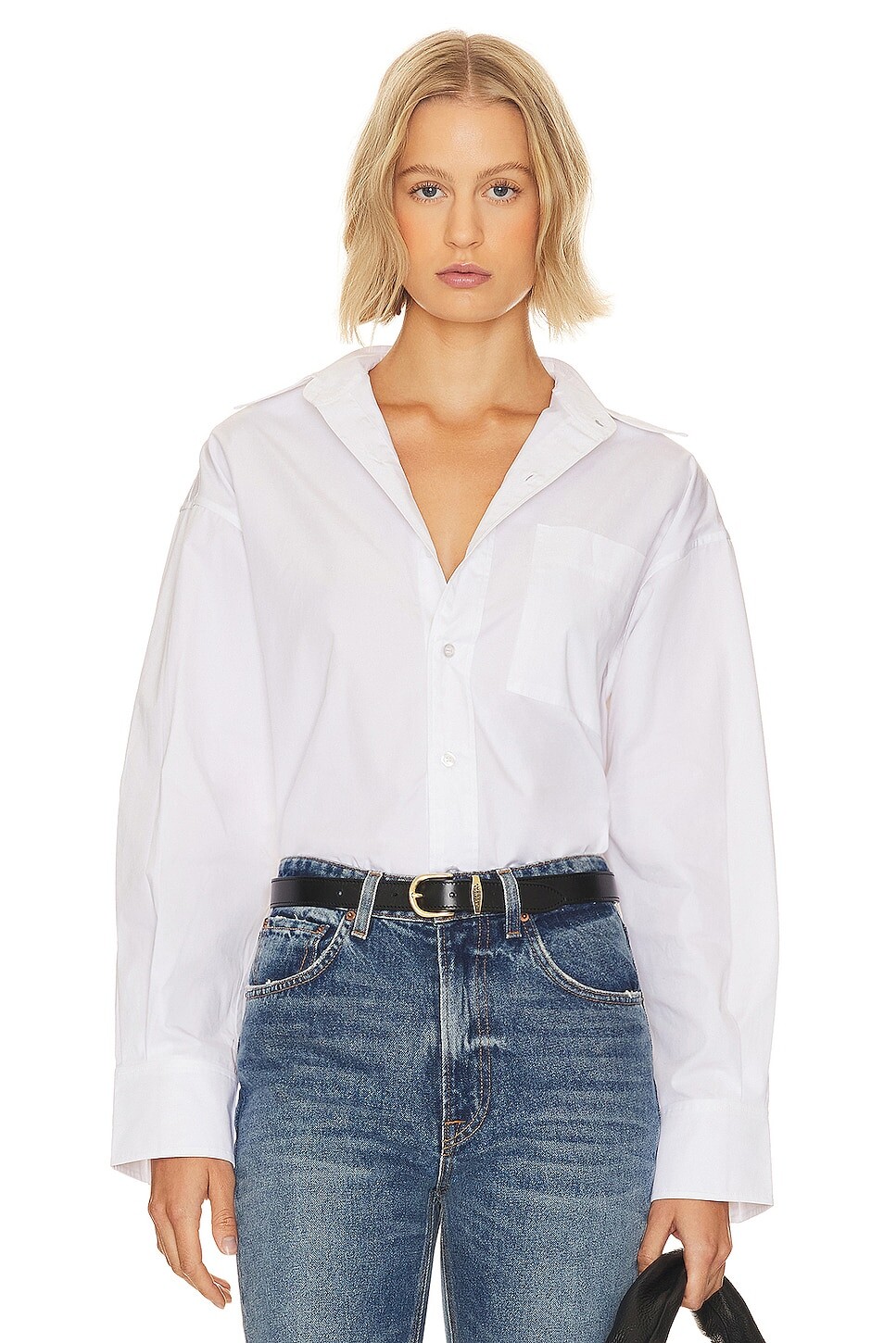 

Рубашка GRLFRND x Lindsi Lane Button Down, белый
