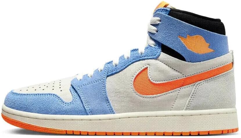 

Кроссовки Nike Air Jordan 1 Zoom CMFT 2 для мужчин, Sail/Royal Pulse/Light Silver/Alpha Orange