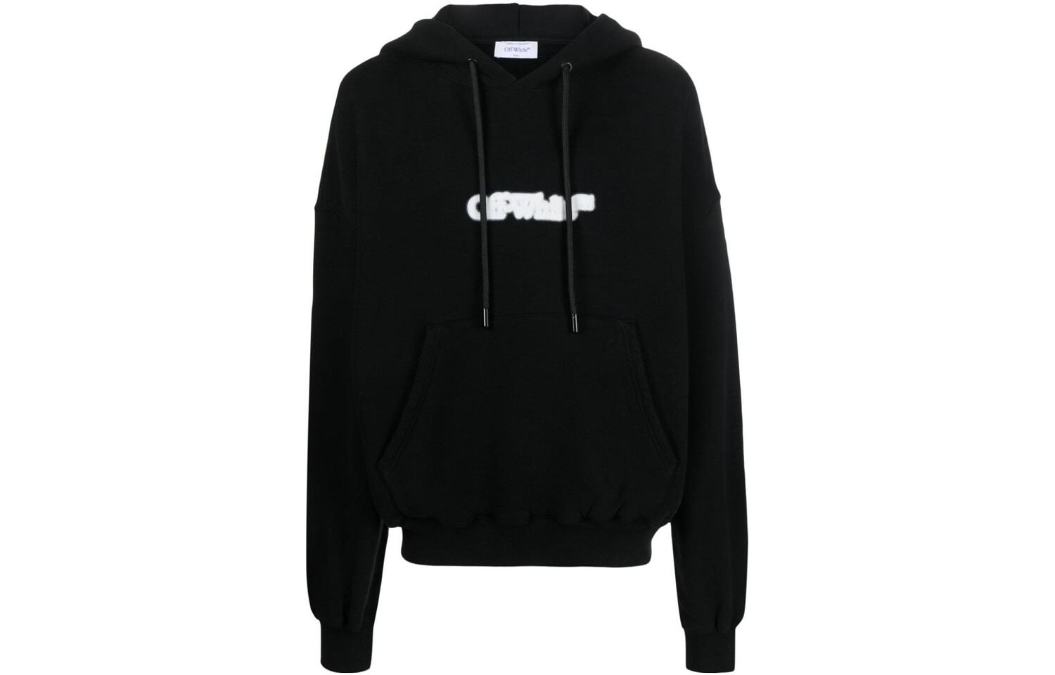 

Хлопковая толстовка с логотипом Off-White, черный