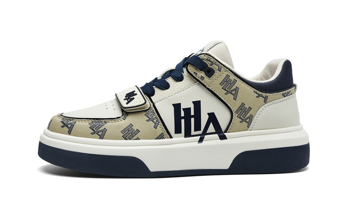 

Кроссовки HLA Skateboarding Shoes Men Low-top, синий