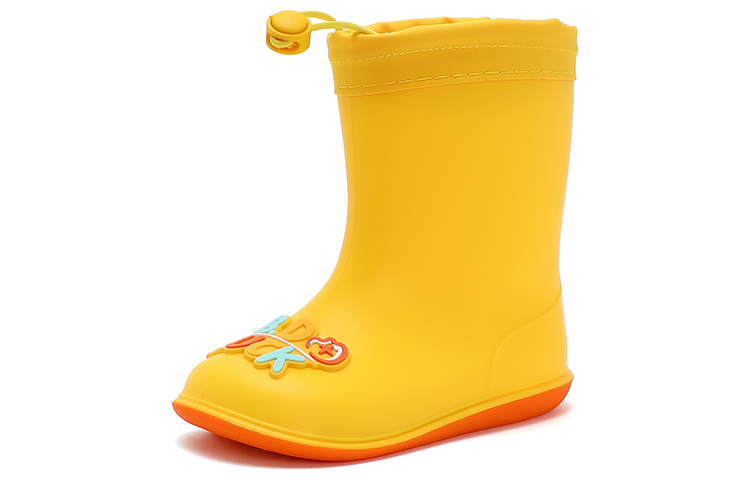 B.Duck Желтые детские сапоги Duck с противоскользящей, износостойкой и водонепроницаемой подошвой — фото 3