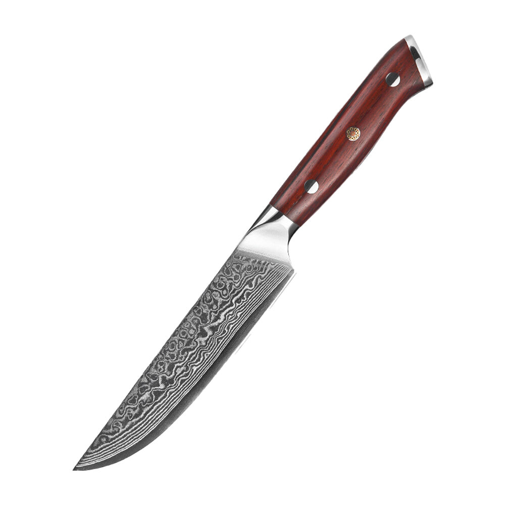 

67-слойный дамасский набор ножей для стейка BARLAS BLADES 6 предметов, стальной