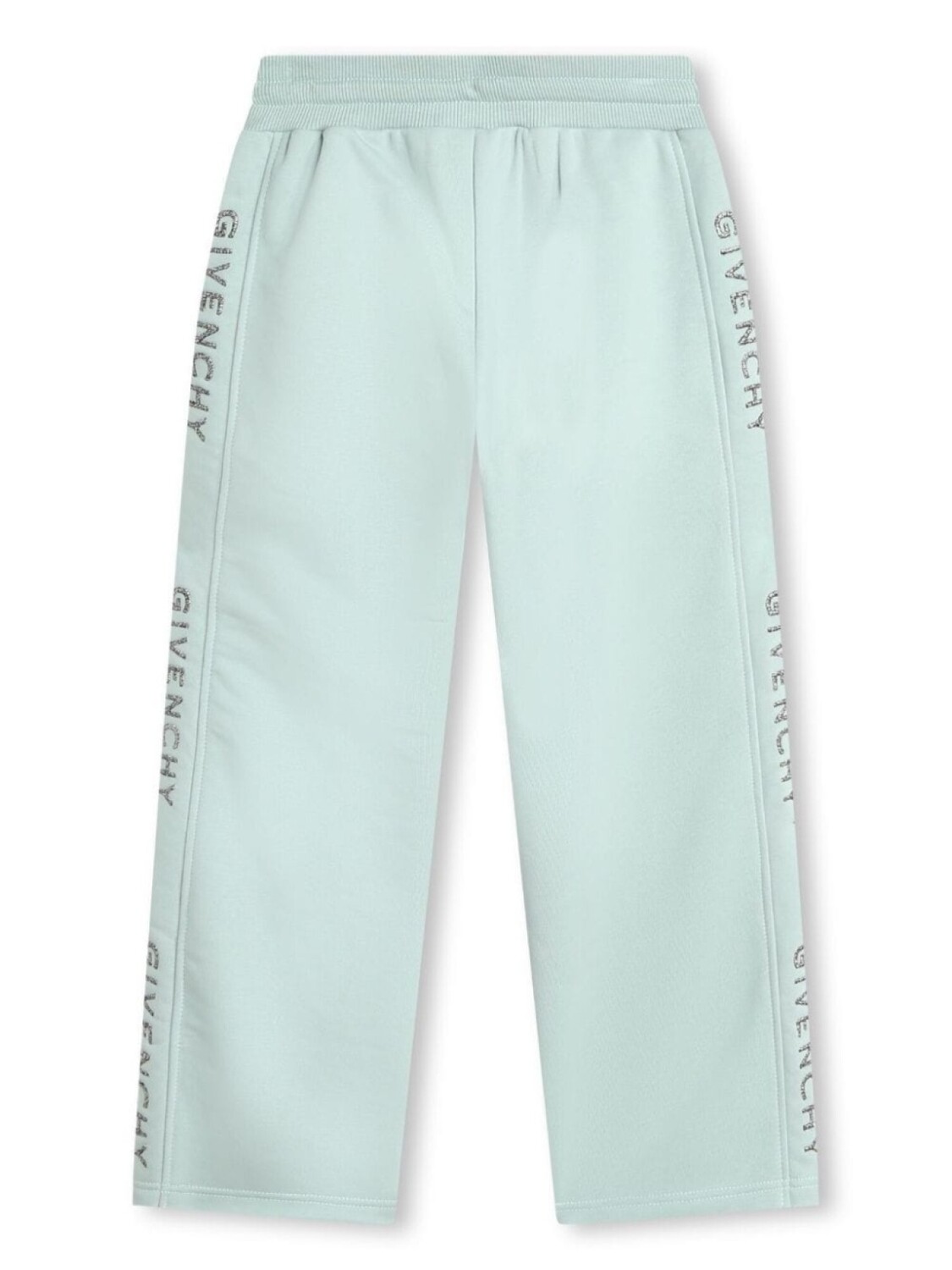 Givenchy Kids брюки с кулиской и логотипом, зеленый — фото 2