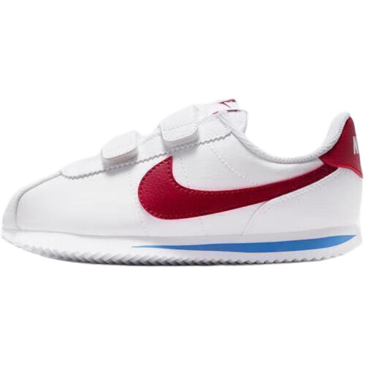 Nike Cortez Low top детские повседневные кроссовки белый синий красный для детей 3-7 лет