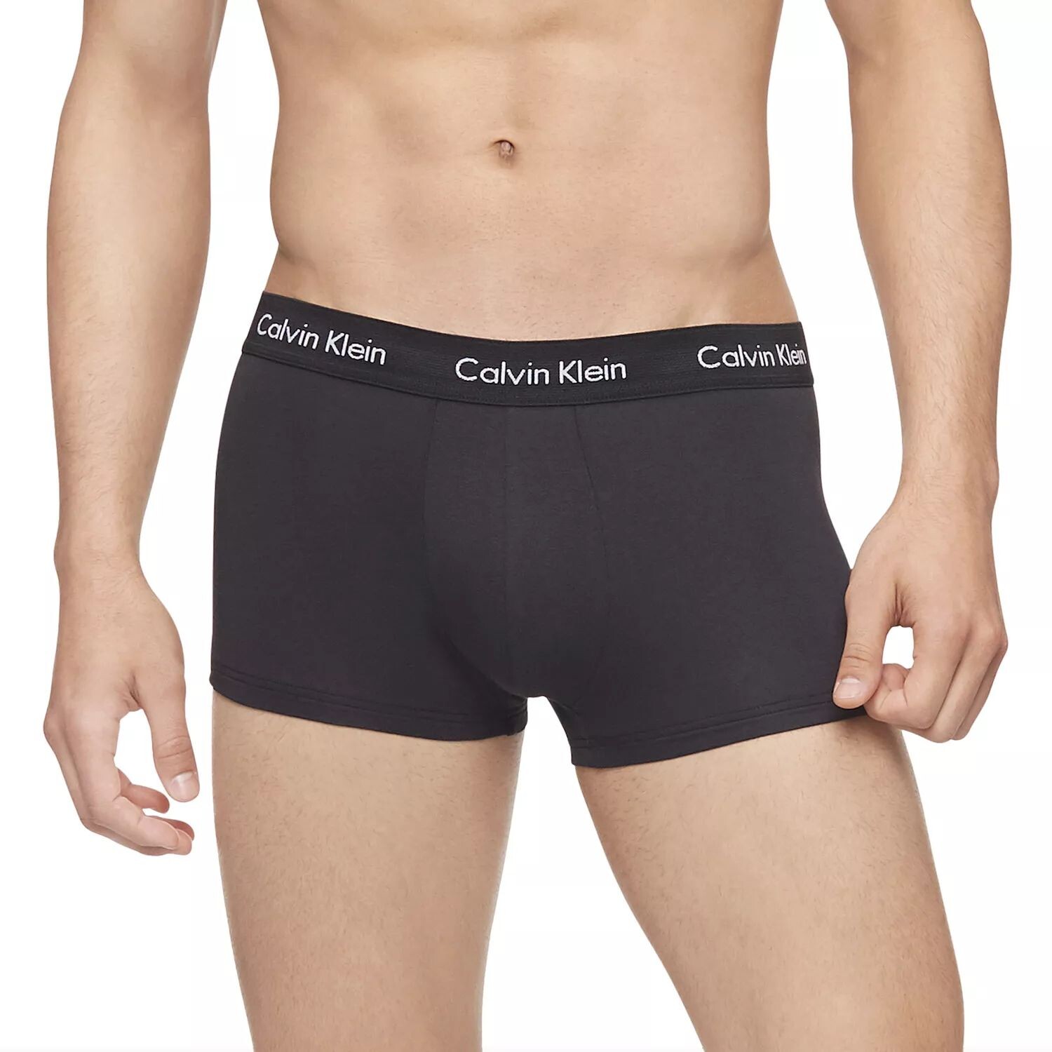 

Набор из трех мужских эластичных плавок с низкой посадкой Calvin Klein